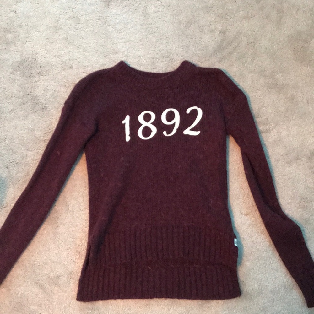 Abercrombie red sweater